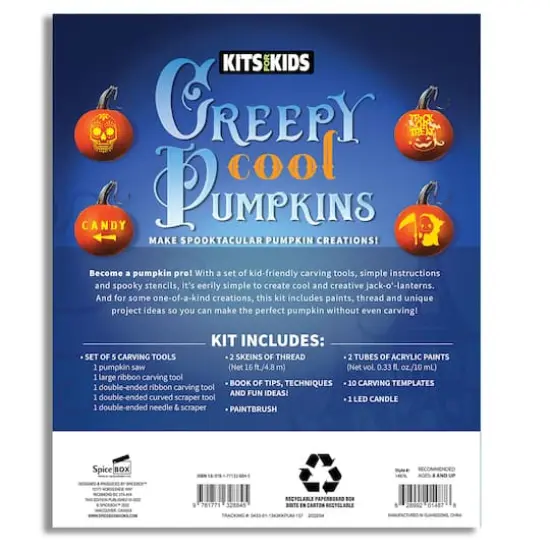 SpiceBox Kits for Kids Creepy Cool Pumpkins Kit {4}