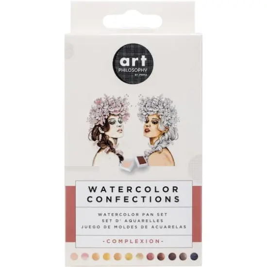 Prima&reg; Watercolor Confections Complexion Watercolor Pans {4}