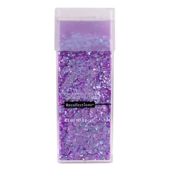 Chunky Glitter by Recollections&trade;, 4.5oz. Amethyst {1}