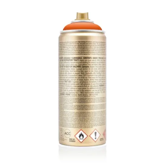 Montana&trade; Cans GOLD Shock Color Spray Paint, 400mL S2010 Shock Orange {6}