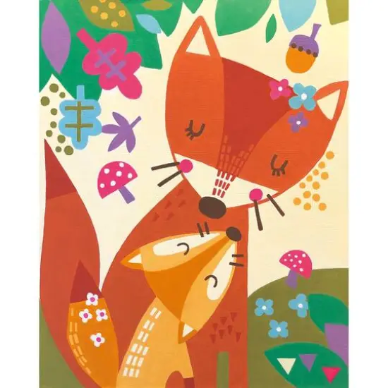 PaintWorks&trade; Mama Fox Paint by Number Kit {3}