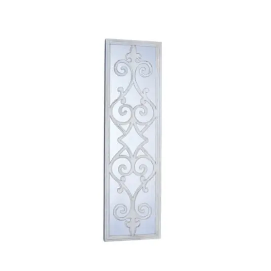 Household Essentials 47" Large Framed Decorative Scroll Wall Mirror {1}