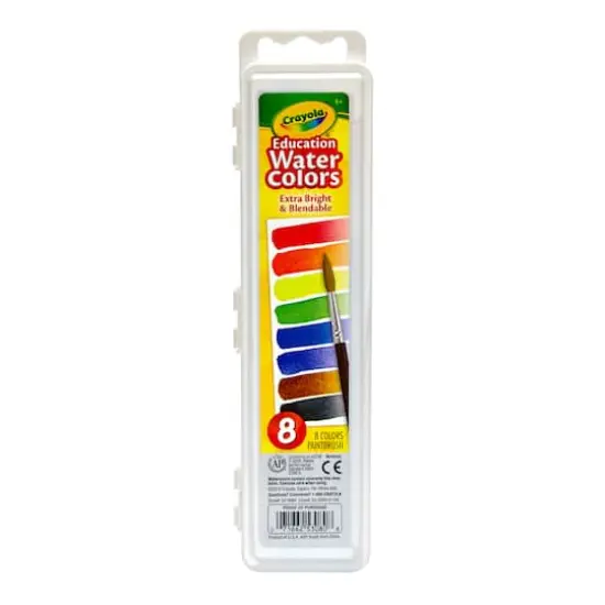 Crayola&reg; 8 Color Educational Watercolor Set {1}