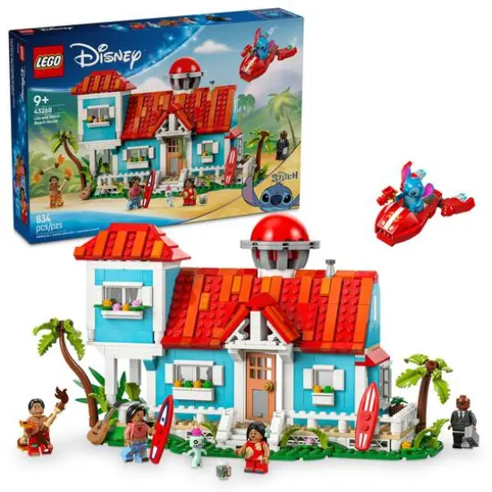 LEGO&reg; Disney Lilo and Stitch Beach House Building Kit Playset 43268 {1}