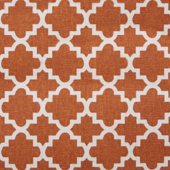 DII&reg; Large Lattice PE-Coated Cotton Polyester Laundry Bin, 2ct. Cinnamon {6}