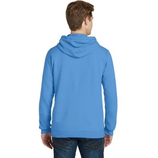 Port & Company&reg; Beach Wash Garment-Dyed Pullover Hooded Adult Sweatshirt Blue Moon {6}