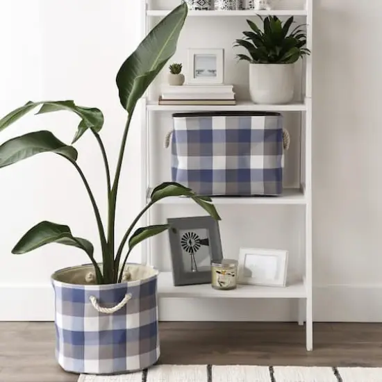 DII&reg; Medium Tri Color Rectangular Bin French Blue {6}