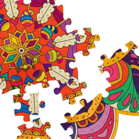Kulture Khazana Family Rangoli Diwali 150 Piece Puzzle {8}