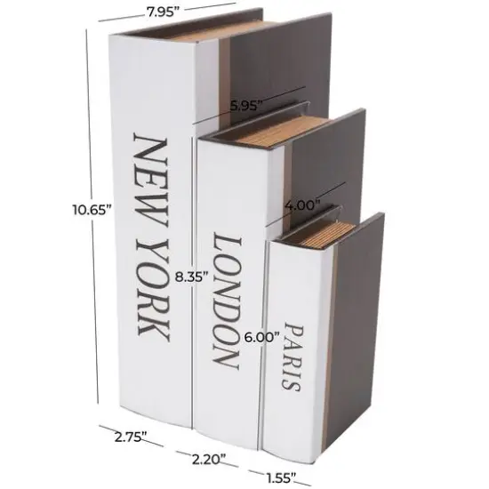 Paris, London, New York Book Box Set {8}