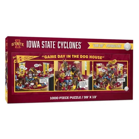 College Game Day in the Dog House 1,000 Piece Puzzle Iowa State Cyclones {1}