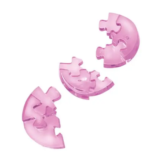 3D Crystal Puzzle - Disney Snow White (Pink): 40 Pcs {6}