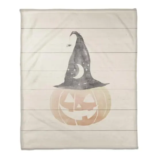 Witch Hat Fleece Throw Blanket {1}