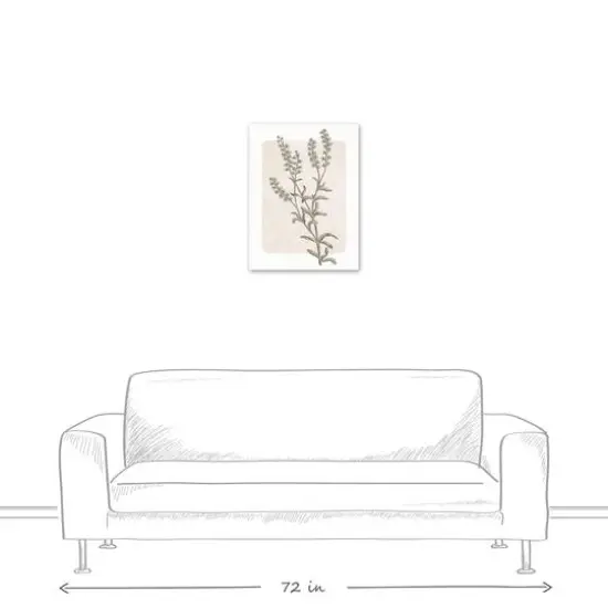 Simple Floral Still II 20" x 24" Canvas Wall Art {6}