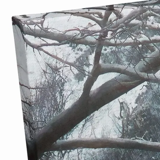 Black Barn with Wreath 36x36 Canvas Wall Art {4}