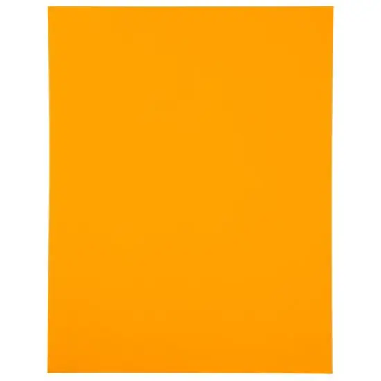 JAM Paper Neon Orange Full Sheet Shipping Labels, 8.5" x 11" {5}