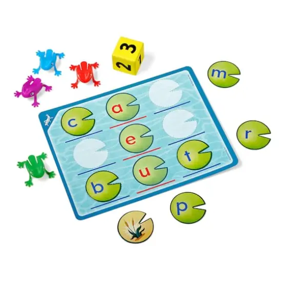 hand2mind Leapin' Lily Pads Letter Hop CVC Game Set {5}
