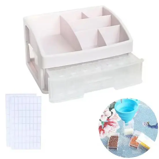 Sparkly Selections Diamond Painting Storage Container with 82 Bottles {1}