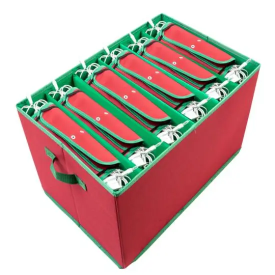 Honey Can Do Red Holiday Light Storage Box {3}