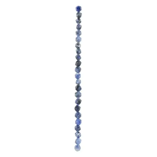 Blue Faceted Sodalite Round Beads, 8mm by Bead Landing&trade; {4}