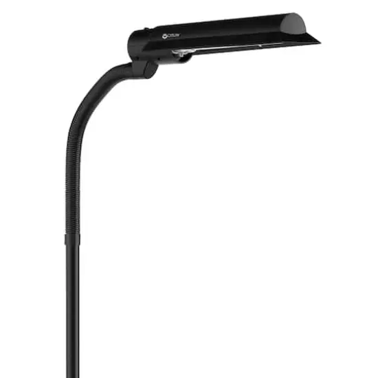 OttLite 62" Black 18W Wingshade Floor Lamp {3}