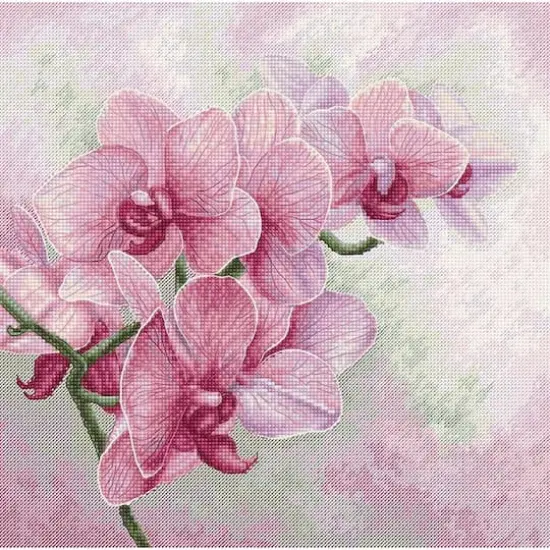 Luca-s Graceful Orchids Counted Cross Stitch Kit {3}