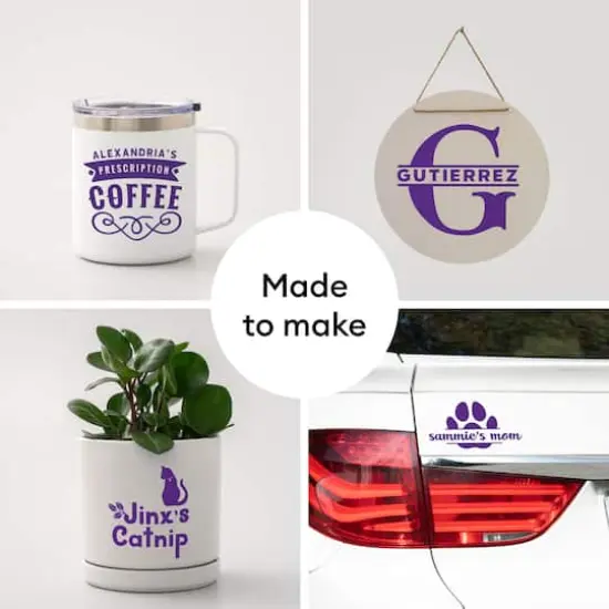 Cricut&reg; 12" x 48" Permanent Vinyl Purple {5}