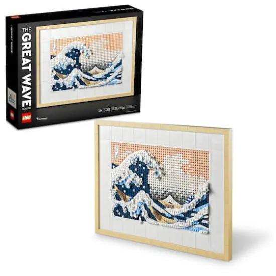 LEGO&reg; Art Hokusai &ndash; The Great Wave 31208 Building Kit (1,810 Pieces) {1}