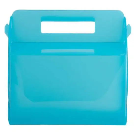 JAM Paper Plastic Lunchbox Blue Frost {4}