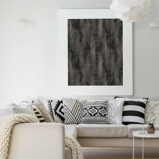 RoomMates Debonair Geometric Peel & Stick Wallpaper Black {6}
