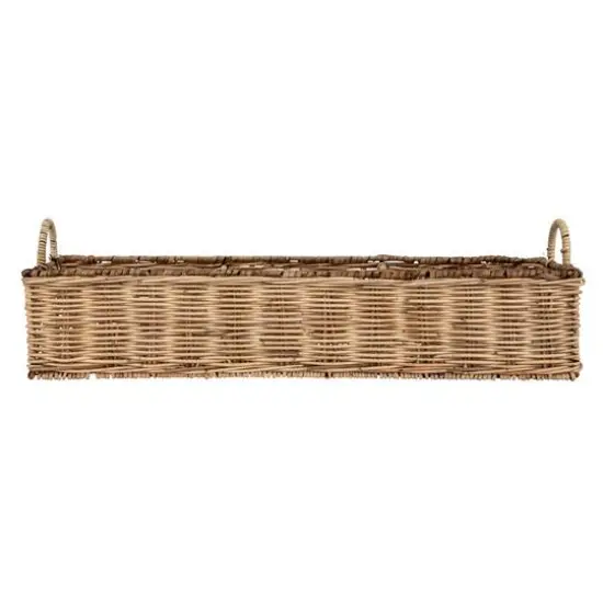 Hello Honey&reg; 23" Natural Rattan Hand-Woven Sectioned Basket {8}