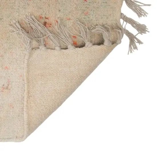 Hello Honey® 5ft. x 7ft. Cotton Chenille Distressed Print Rug with Fringe {5}