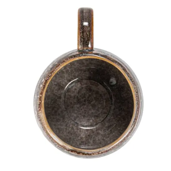 Hello Honey® 16oz. Brown & Blue Round Stoneware Mug Set, 2ct. {6}