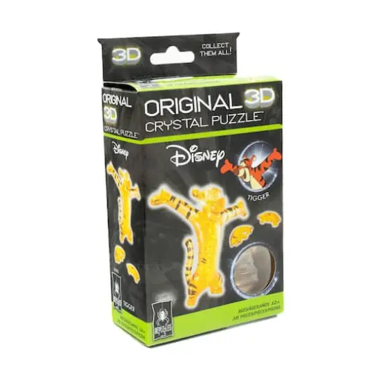 3D Crystal Puzzle - Disney Tigger (Orange/Black): 38 Pcs {3}