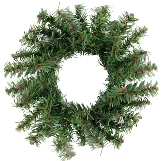 5" Mini Pine Artificial Christmas Wreath {1}