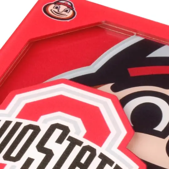 College Team 3D Logo Series Coasters, 2ct. Ohio State Buckeyes {5}