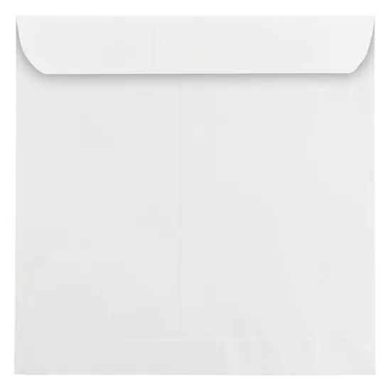 JAM Paper 11.5" Large White Square Invitation Envelopes {1}
