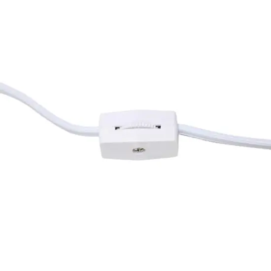 Simple Designs 12" Petite Hammered Chrome Square Table Lamp {10}