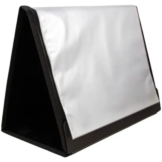 JAM Paper Black Easel Fold Booklet Style Display Book {1}
