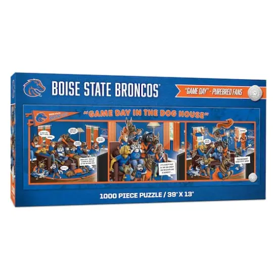 College Game Day in the Dog House 1,000 Piece Puzzle Boise State Broncos {1}