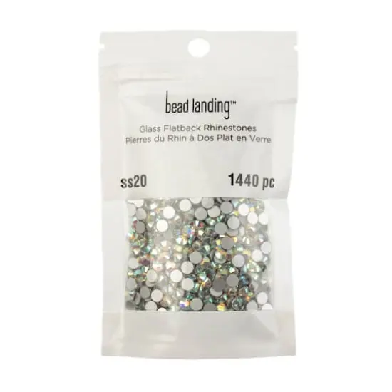 SS20 Glass Flatback Rhinestones by Bead Landing&trade; Crystal AB {4}
