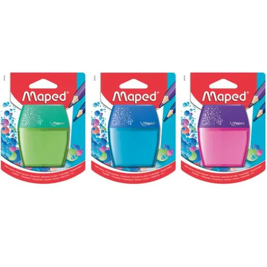 Assorted Maped&reg; Shaker 2 Hole Pencil Sharpener, 25ct. {3}