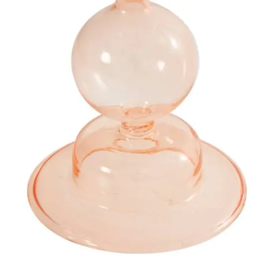 10" Multicolor Glass Triple Bubble Taper Candle Holder Set, 3ct. {5}