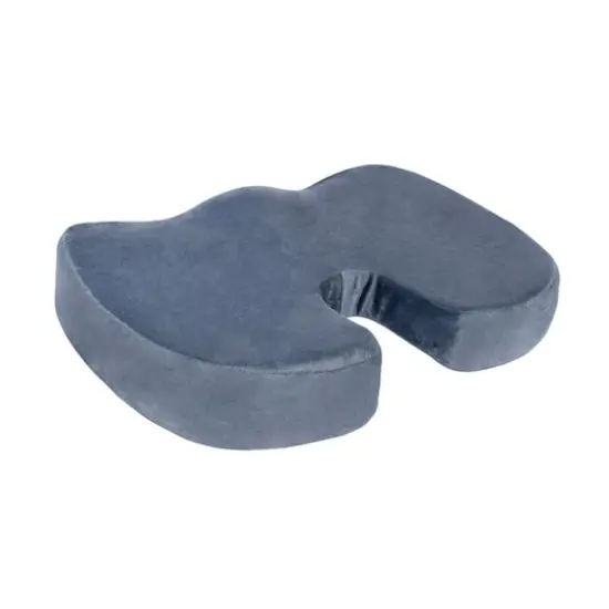 Memory Foam Coccyx Cushion Grey {1}
