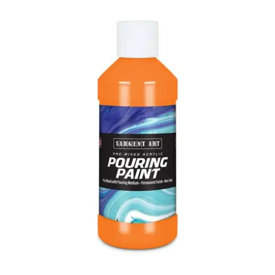 Sargent Art&reg; Acrylic Pouring Paint, 3ct. Orange {3}