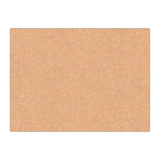 U Brands&trade; 24'' x 18'' Frameless Cork Canvas Bulletin Board {1}