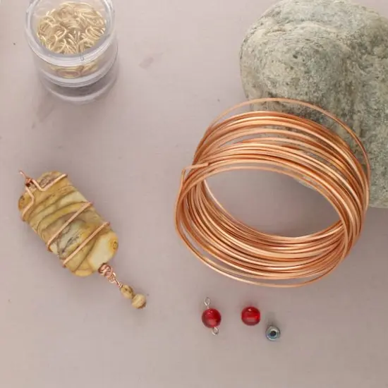 The Beadsmith® Wire Elements™ 18 Gauge Tarnish Resistant Square Soft Temper Wire, 7yd. Natural Copper {8}