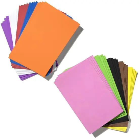 Cousin&trade; 5.9" x 9" Foam Sheets, 40 Sheets {1}