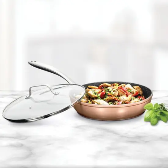 THE ROCK by Starfrit 10-Piece Copper Cookware Set {8}