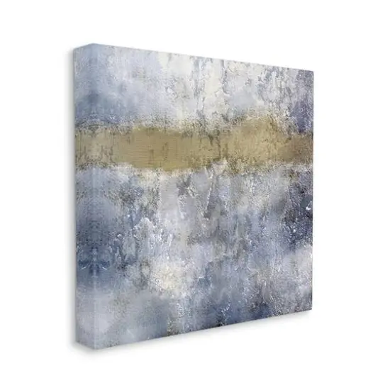 Stupell Industries Abstract Blue & Beige Distressed Urban Texture Wall Accent {1}