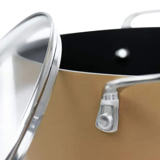 Martha Stewart Copper 12 Piece Hard Anodized Nonstick Aluminum Cookware Set {7}